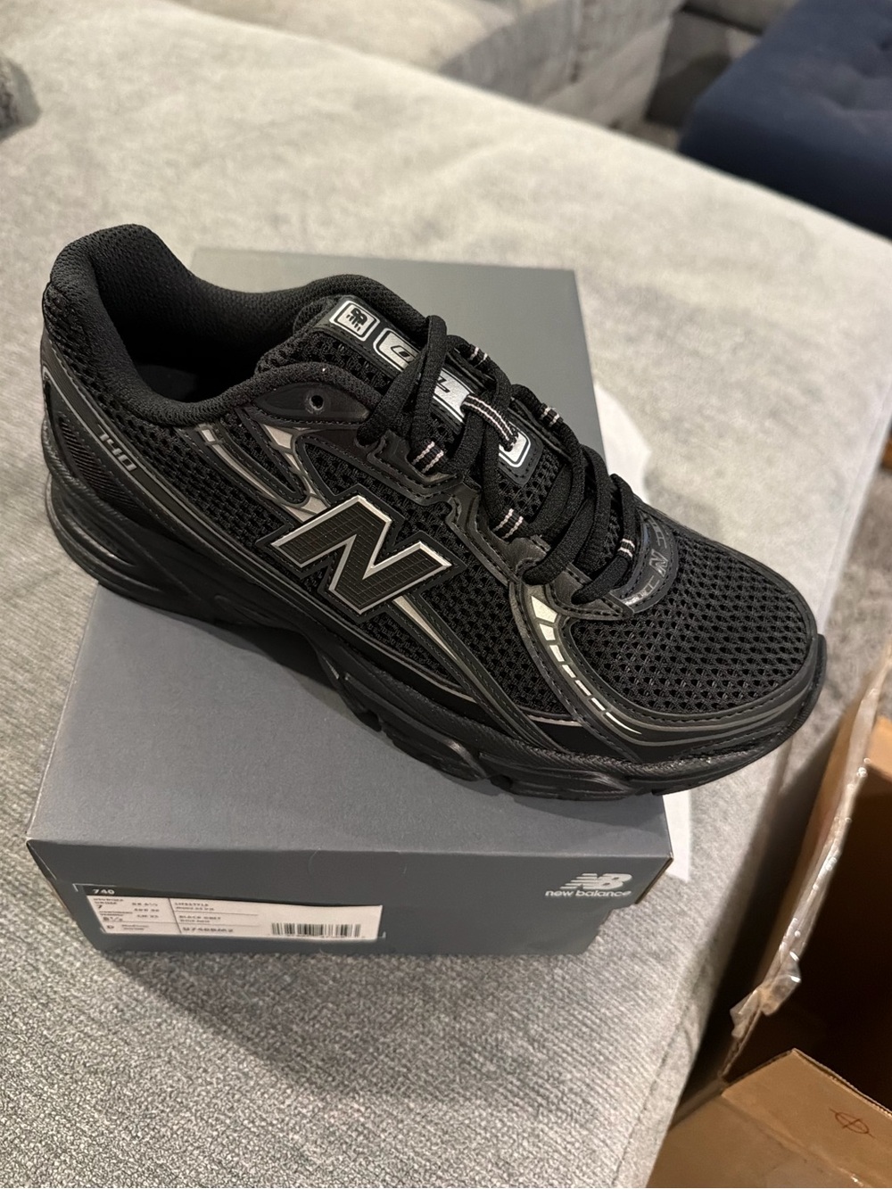 New Balance 740 Men's Black Running Sneaker